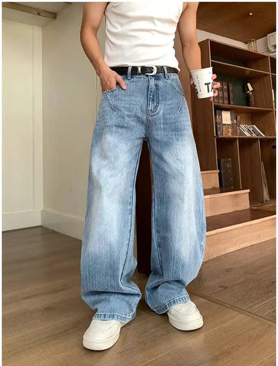 Holo Fade Highlight Wide Jeans-korean-fashion-Jeans-Holo's Closet-OH Garments