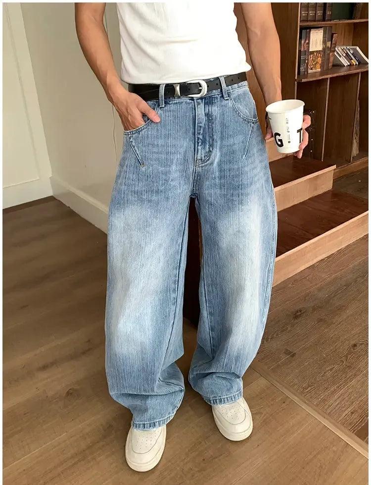 Holo Fade Highlight Wide Jeans-korean-fashion-Jeans-Holo's Closet-OH Garments