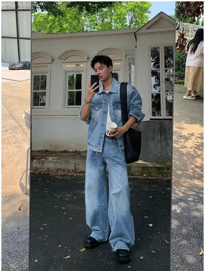 Holo Fade Highlight Wide Jeans-korean-fashion-Jeans-Holo's Closet-OH Garments
