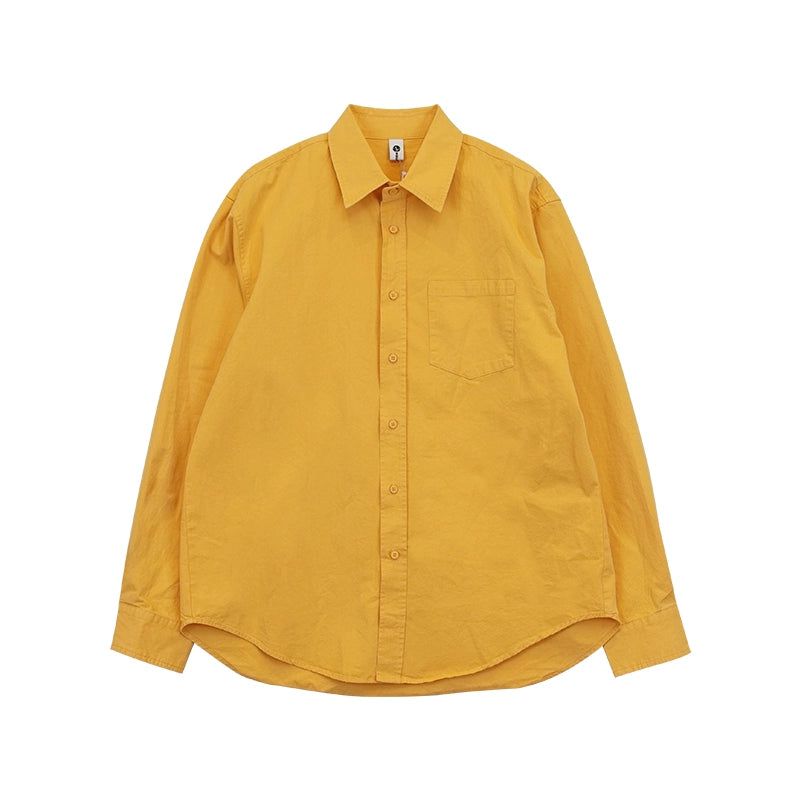 Holo Front Pocket Casual Shirt-korean-fashion-Shirt-Holo's Closet-OH Garments