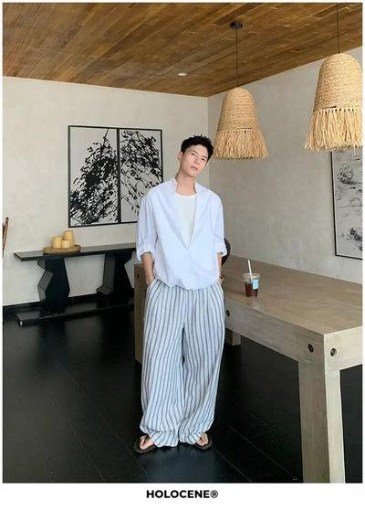 Holo Layered Stand V-Neck Shirt-korean-fashion-Shirt-Holo's Closet-OH Garments