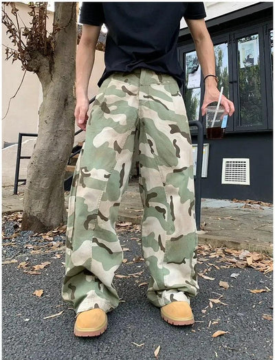 Holo Loose Camouflage Pants-korean-fashion-Pants-Holo's Closet-OH Garments