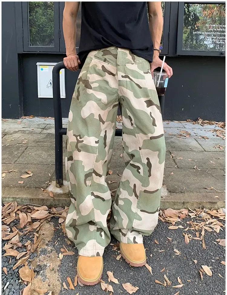 Holo Loose Camouflage Pants-korean-fashion-Pants-Holo's Closet-OH Garments