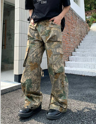 Holo Multi Flap Camouflage Pants-korean-fashion-Pants-Holo's Closet-OH Garments