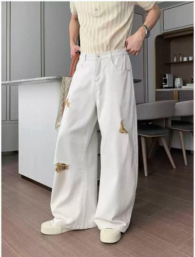 Holo Ripped Wide Leg Jeans-korean-fashion-Jeans-Holo's Closet-OH Garments