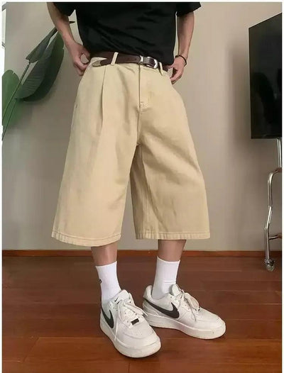Holo Side Pocket Pleated Shorts-korean-fashion-Shorts-Holo's Closet-OH Garments