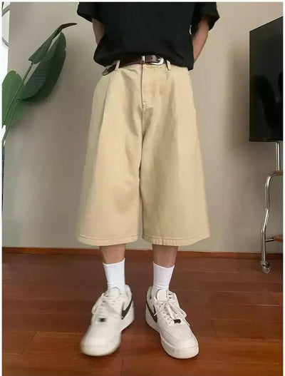 Holo Side Pocket Pleated Shorts-korean-fashion-Shorts-Holo's Closet-OH Garments