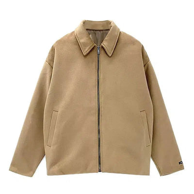 Holo Solid Color Collared Jacket-korean-fashion-Jacket-Holo's Closet-OH Garments