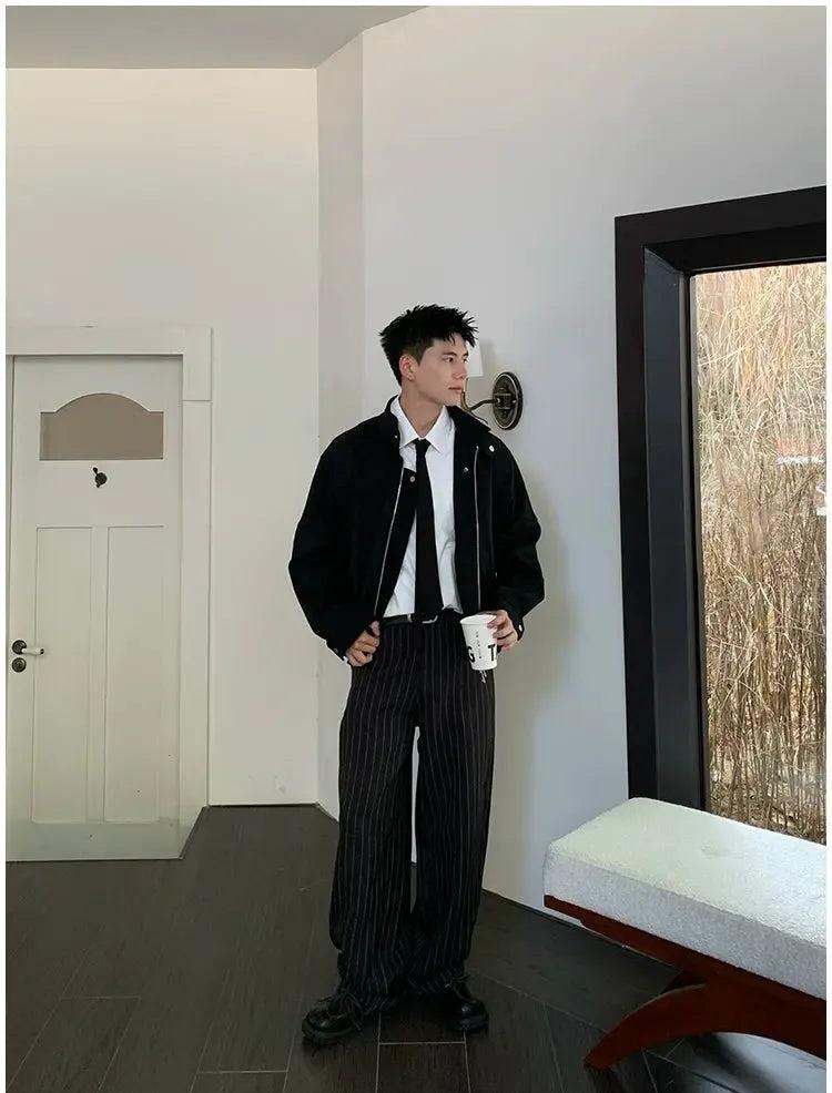 Holo Stand Collar Boxy Jacket-korean-fashion-Jacket-Holo's Closet-OH Garments