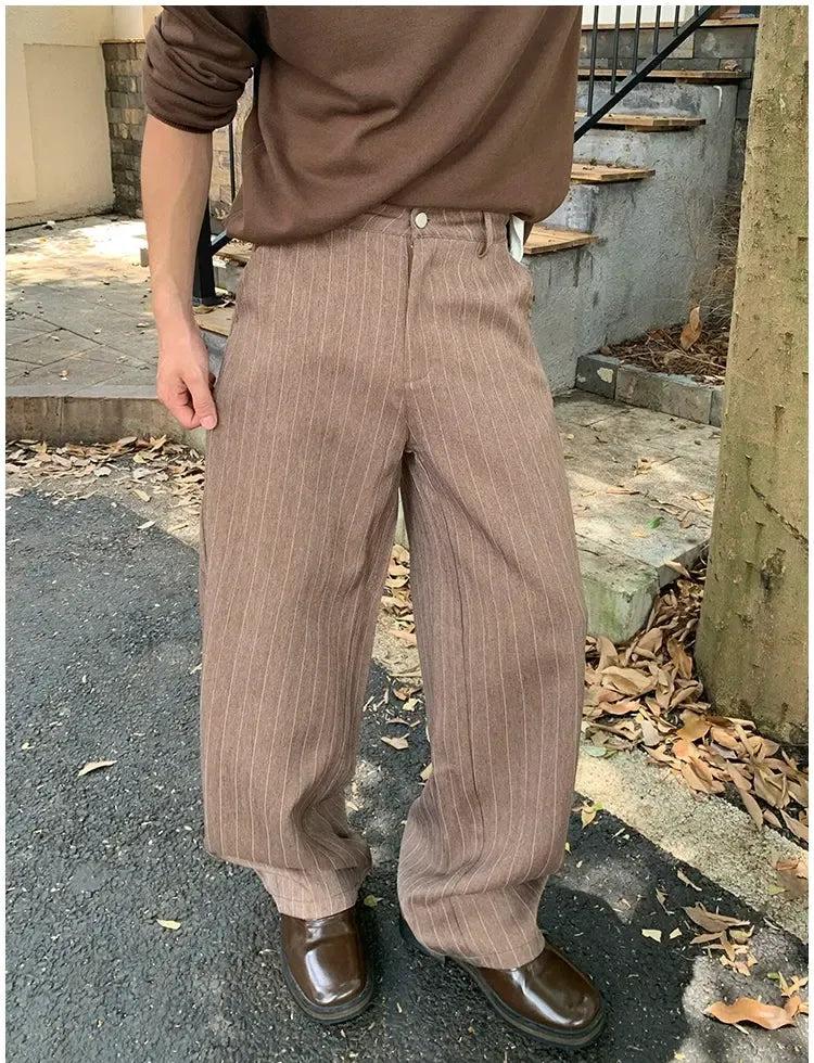 Holo Striped Regular Fit Pants-korean-fashion-Pants-Holo's Closet-OH Garments