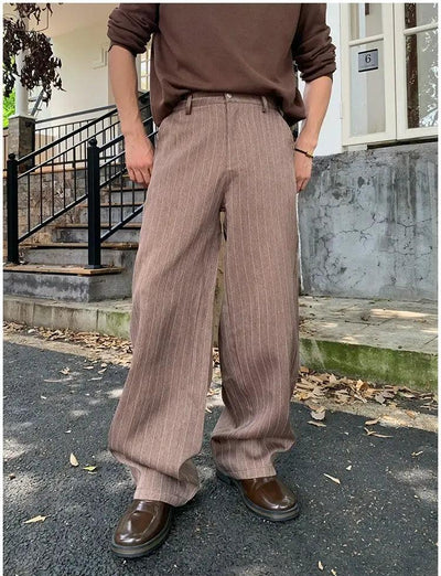 Holo Striped Regular Fit Pants-korean-fashion-Pants-Holo's Closet-OH Garments