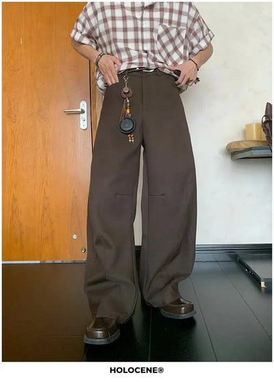 Holo Structured Curved Cut Pants-korean-fashion-Pants-Holo's Closet-OH Garments