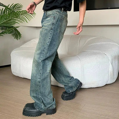 Holo Washed and Faded Jeans-korean-fashion-Jeans-Holo's Closet-OH Garments