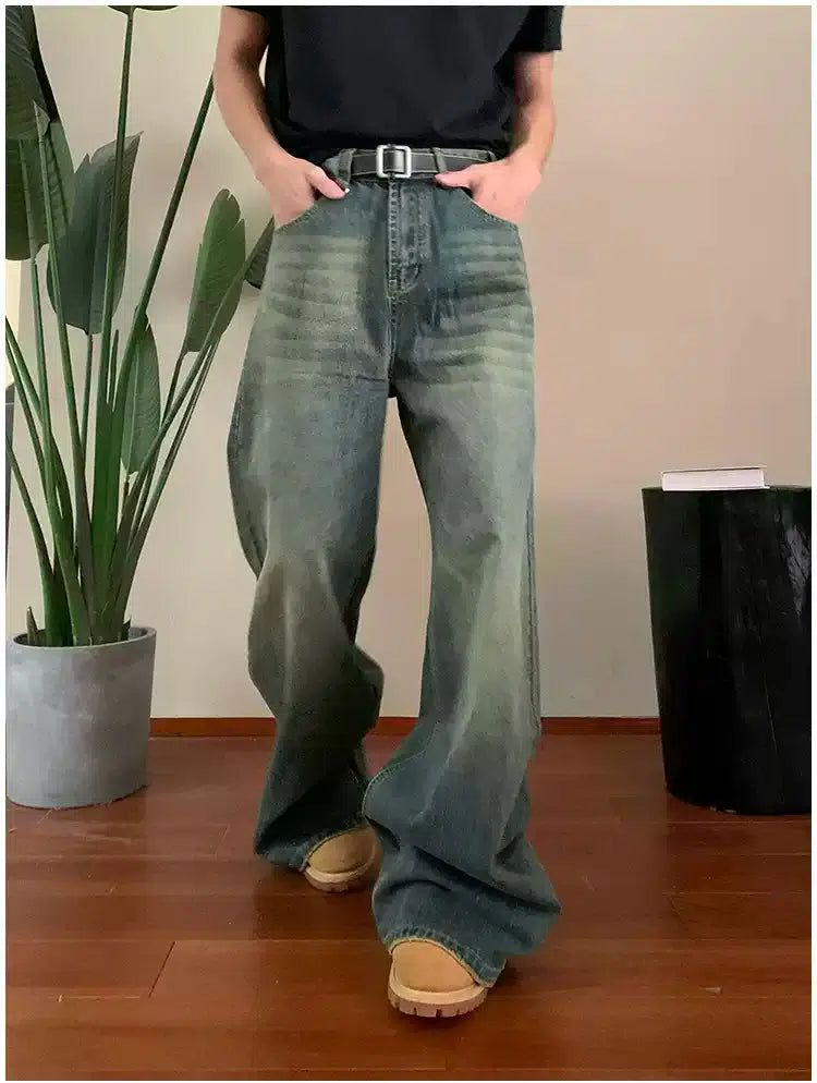 Holo Washed and Whiskers Baggy Jeans-korean-fashion-Jeans-Holo's Closet-OH Garments