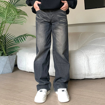 Holo Washed Wide Jeans-korean-fashion-Jeans-Holo's Closet-OH Garments