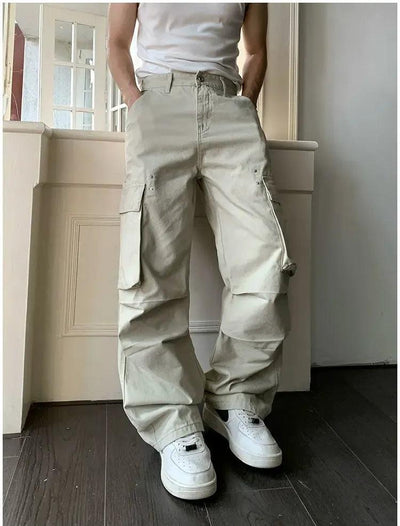 Holo Workwear Cargo Jeans-korean-fashion-Jeans-Holo's Closet-OH Garments