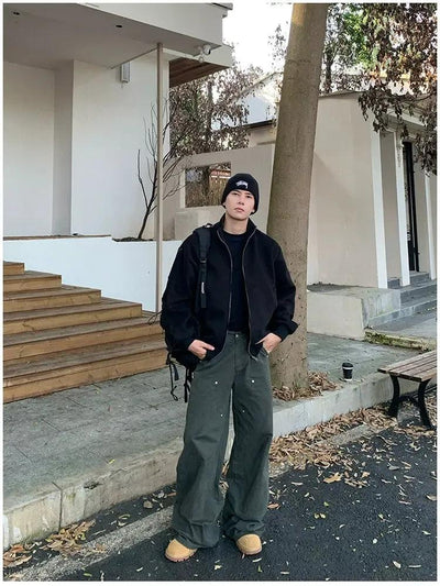 Holo Workwear Cargo Jeans-korean-fashion-Jeans-Holo's Closet-OH Garments