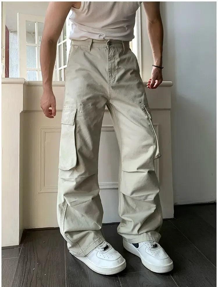 Holo Workwear Cargo Jeans-korean-fashion-Jeans-Holo's Closet-OH Garments