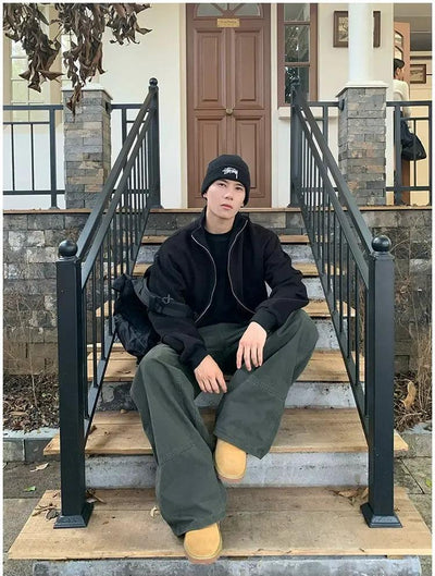 Holo Workwear Cargo Jeans-korean-fashion-Jeans-Holo's Closet-OH Garments