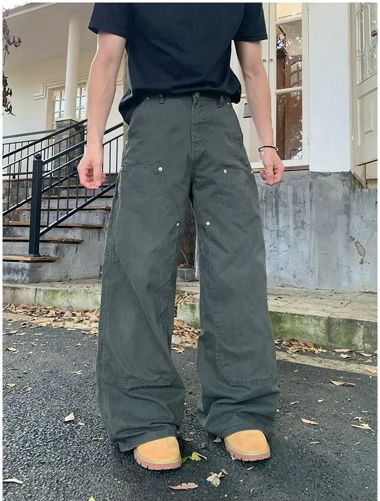 Holo Workwear Cargo Pants-korean-fashion-Pants-Holo's Closet-OH Garments