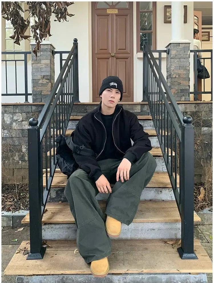 Holo Workwear Cargo Pants-korean-fashion-Pants-Holo's Closet-OH Garments