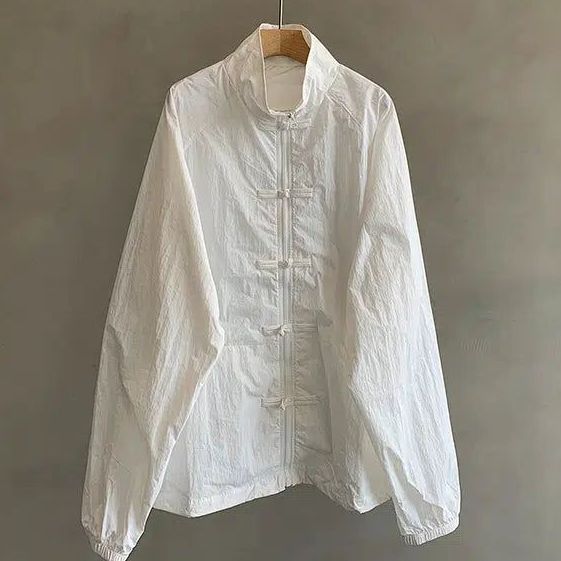 Hu Chinese Style Zip-Up Shirt-korean-fashion-Shirt-Hu's Closet-OH Garments