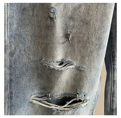 Hu Faded Ring Detail Ripped Jeans-korean-fashion-Jeans-Hu's Closet-OH Garments