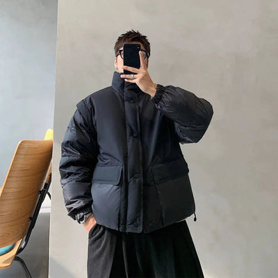 Hu Flap Pocket Jacket-korean-fashion-Jacket-Hu's Closet-OH Garments