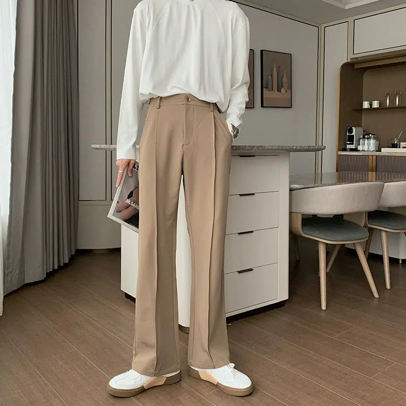 Hua Casual Back Pocket Pleated Pants-korean-fashion-Pants-Hua's Closet-OH Garments