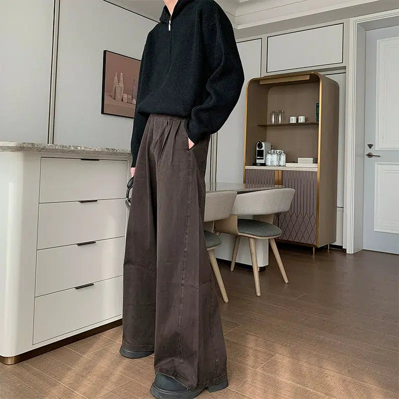 Hua Casual Chic Wide Pants-korean-fashion-Pants-Hua's Closet-OH Garments