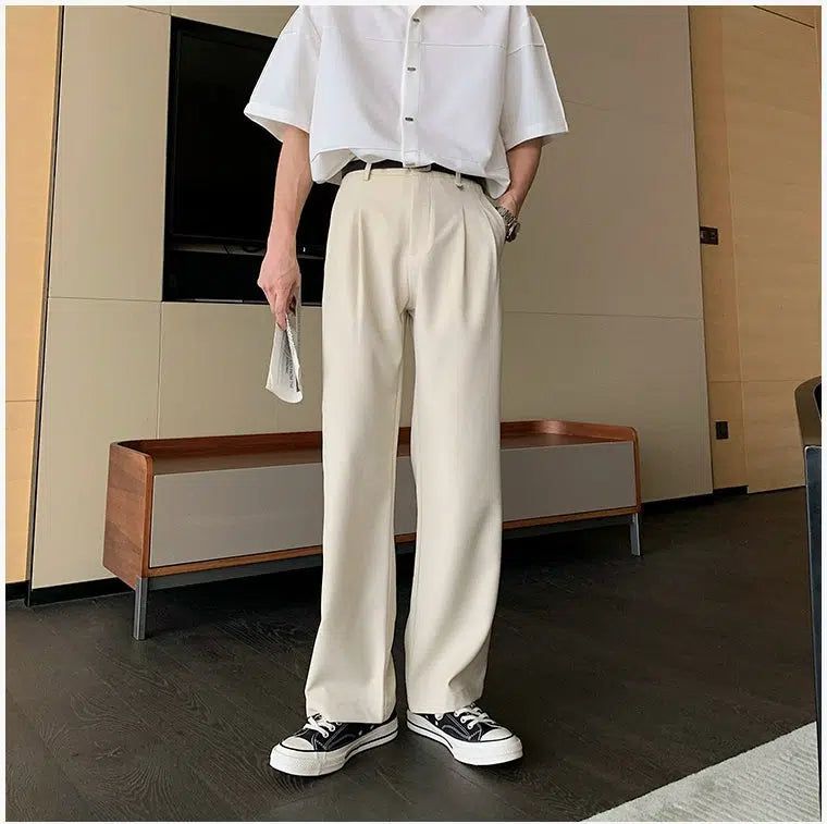 Hua Casual Tapered Trousers-korean-fashion-Trousers-Hua's Closet-OH Garments