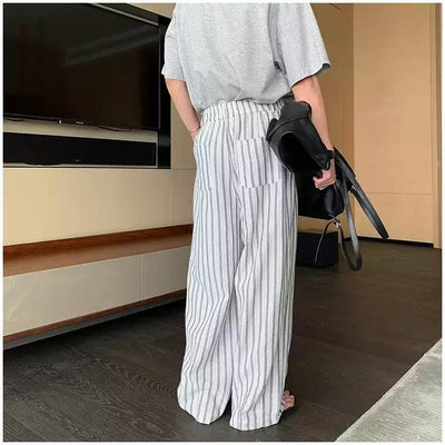 Hua Casual Vertical Striped Pants-korean-fashion-Pants-Hua's Closet-OH Garments