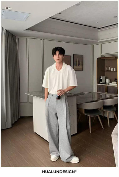 Hua Drapy Wide Comfty Pants-korean-fashion-Pants-Hua's Closet-OH Garments
