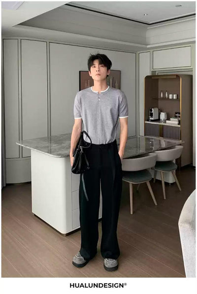 Hua Drapy Wide Comfty Pants-korean-fashion-Pants-Hua's Closet-OH Garments