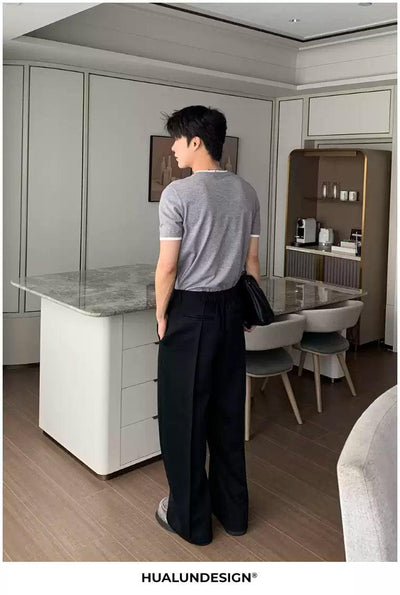 Hua Drapy Wide Comfty Pants-korean-fashion-Pants-Hua's Closet-OH Garments