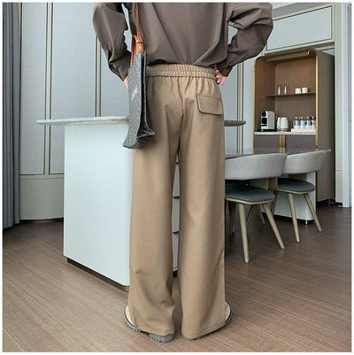 Hua Drawcord Pleated Trousers-korean-fashion-Trousers-Hua's Closet-OH Garments