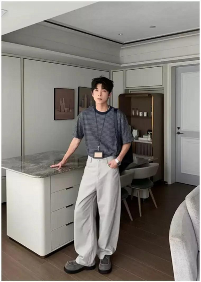 Hua Durable Straight Jeans-korean-fashion-Jeans-Hua's Closet-OH Garments