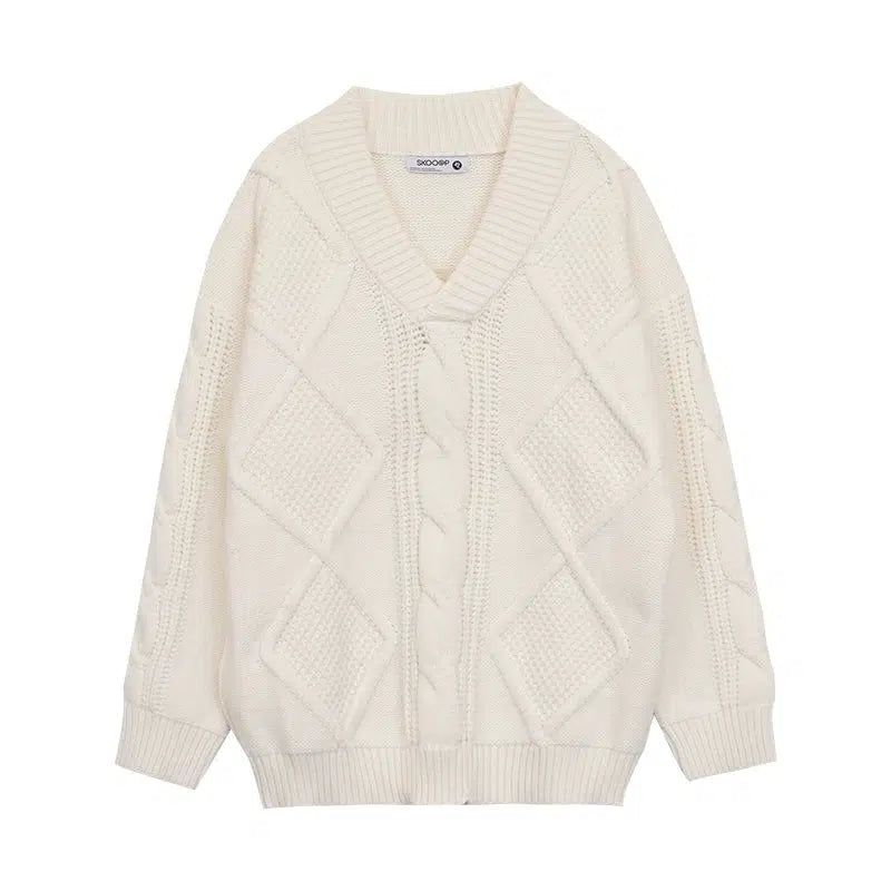 Hua Embossed Patterns Cozy Sweater-korean-fashion-Sweater-Hua's Closet-OH Garments