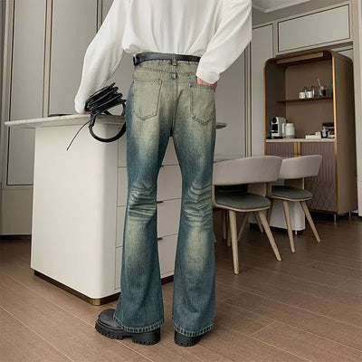 Hua Fade and Whiskers Classic Jeans-korean-fashion-Jeans-Hua's Closet-OH Garments
