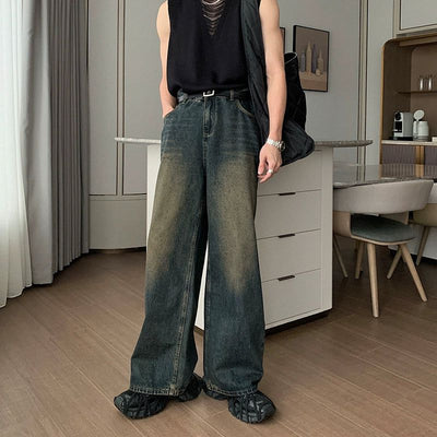 Hua Faded Street Style Jeans-korean-fashion-Jeans-Hua's Closet-OH Garments