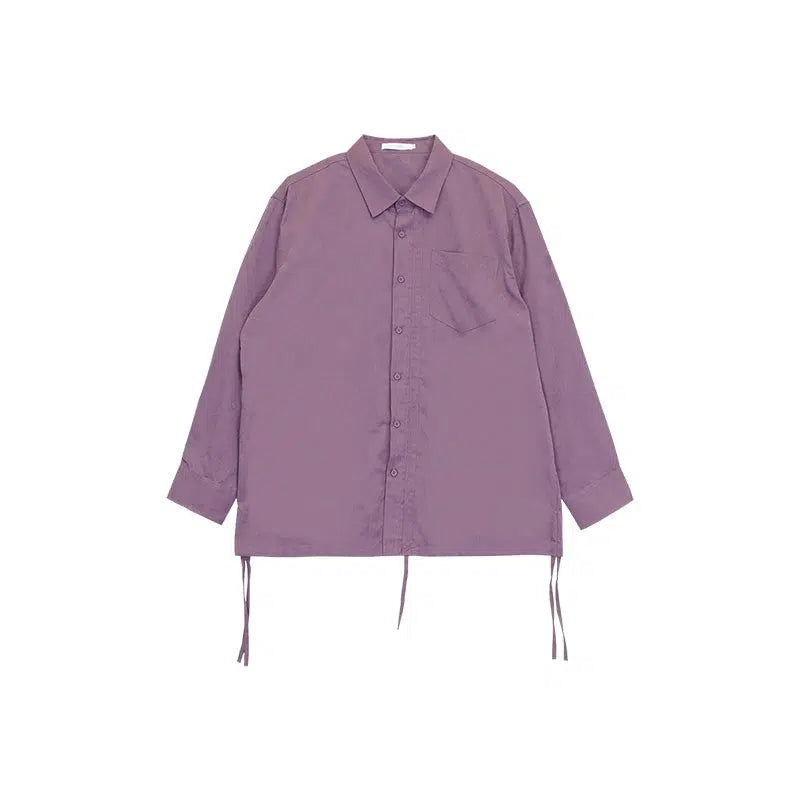 Hua Front Pocket Regular Fit Shirt-korean-fashion-Shirt-Hua's Closet-OH Garments