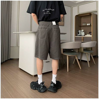 Hua Multi-Button Denim Shorts-korean-fashion-Shorts-Hua's Closet-OH Garments