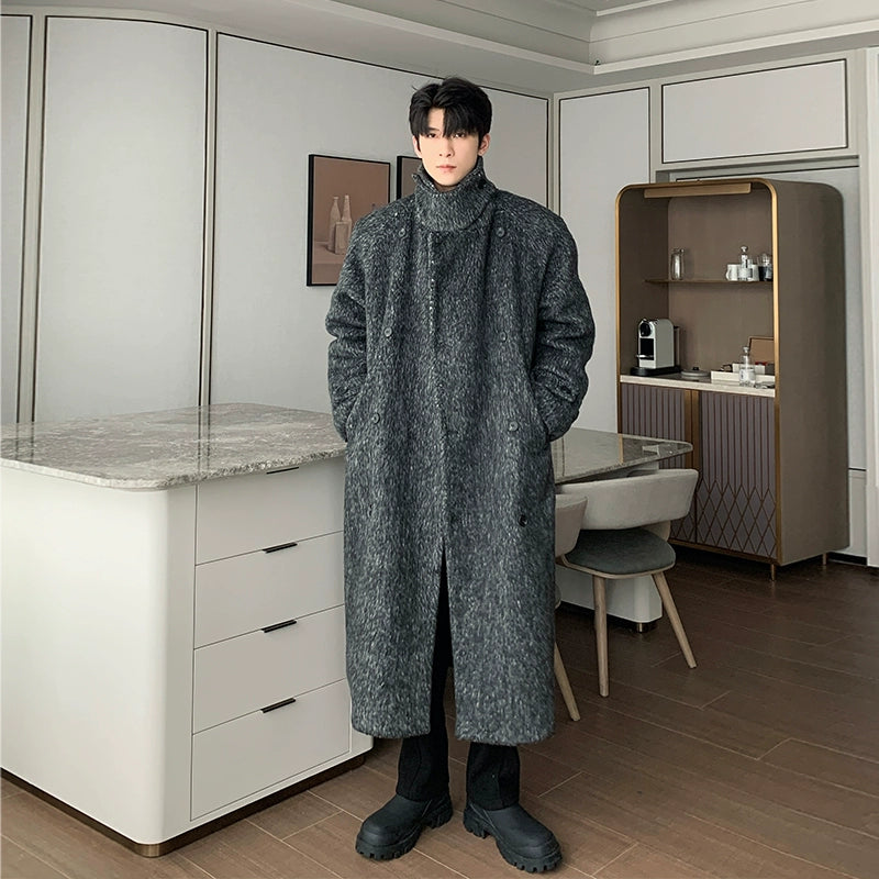 Hua Oversized Loose Woolen Long Coat-korean-fashion-Long Coat-Hua's Closet-OH Garments