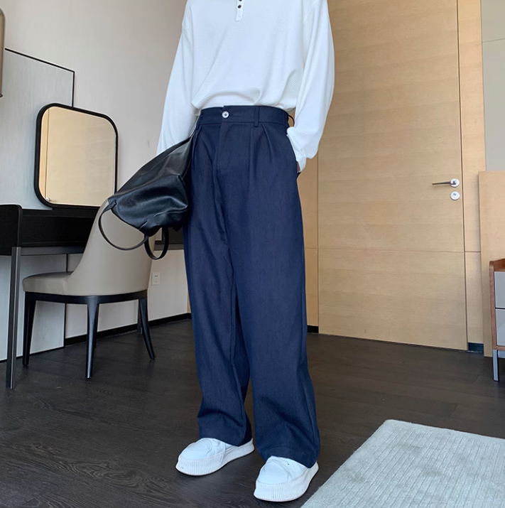 Hua Pleated Elastic Waist Pants-korean-fashion-Pants-Hua's Closet-OH Garments