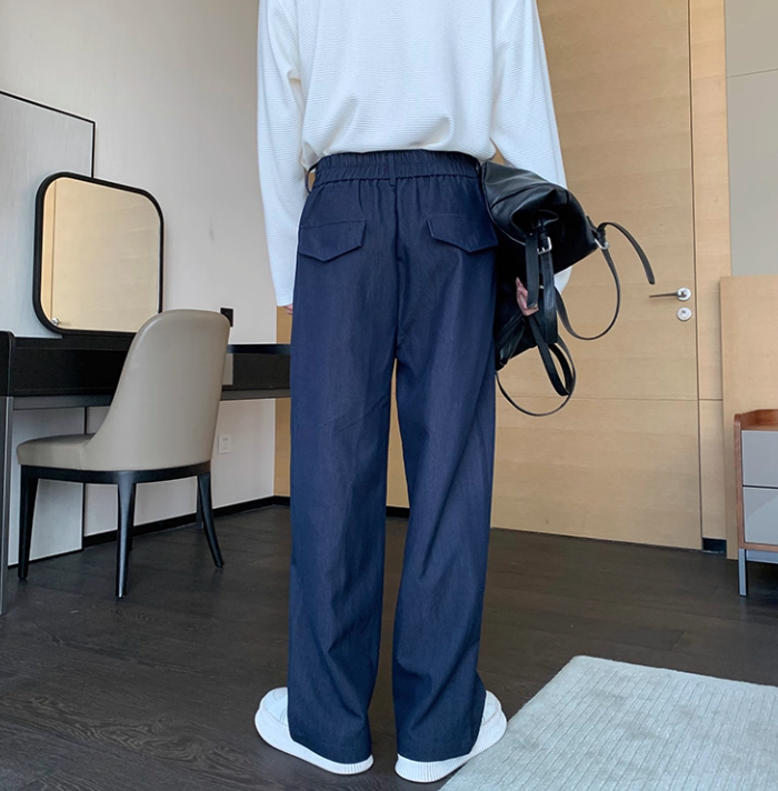 Hua Pleated Elastic Waist Pants-korean-fashion-Pants-Hua's Closet-OH Garments