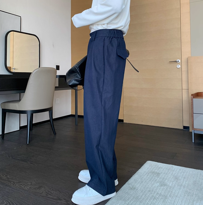 Hua Pleated Elastic Waist Pants-korean-fashion-Pants-Hua's Closet-OH Garments