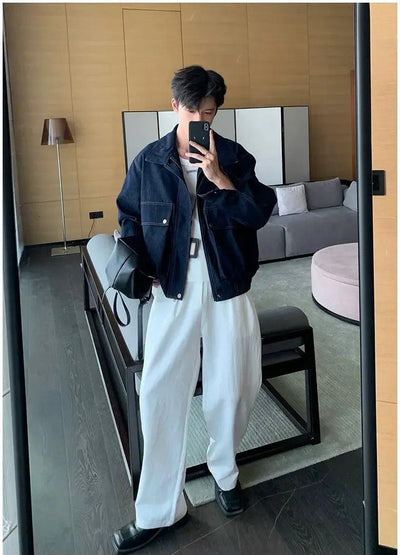 Hua Pleated Elastic Waist Pants-korean-fashion-Pants-Hua's Closet-OH Garments