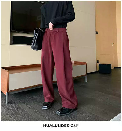 Hua Pleated Wide Leg Trousers-korean-fashion-Trousers-Hua's Closet-OH Garments