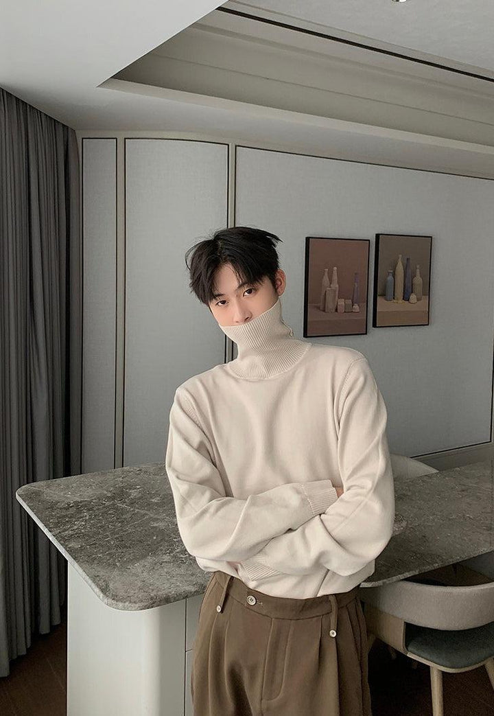 Hua Relaxed Fit Knitted Turtleneck
