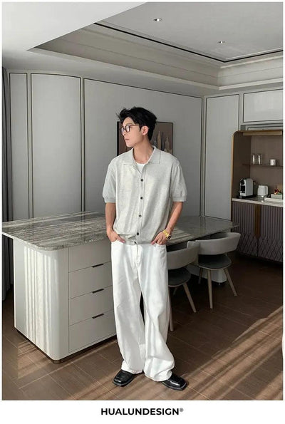 Hua Slant Pocket Clean Fit Pants-korean-fashion-Pants-Hua's Closet-OH Garments
